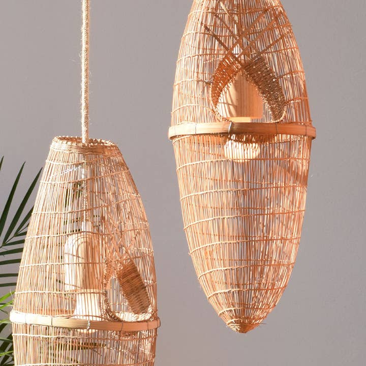 Lanna Passa - Vendita all'ingrosso Lampadario/lampada a sospensione - Lampada a sospensione in bambù Woven Cocoon7