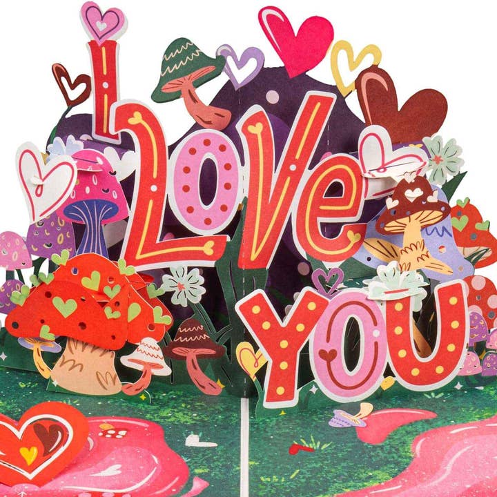 Jeg elsker dig så meget venlig pop-up-kort - 8"x6" for engroshandel hos Paper Love