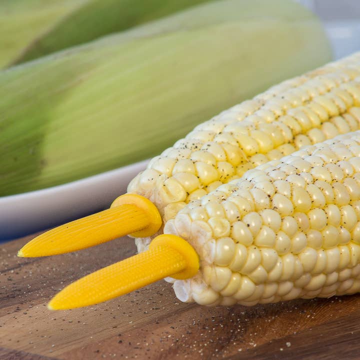 Fox Run Brands - Wholesale Corn Holders/Tools - Fox Run Jumbo Corn Holders, Set of 8, 0.5" x 0.75" x 3.25"