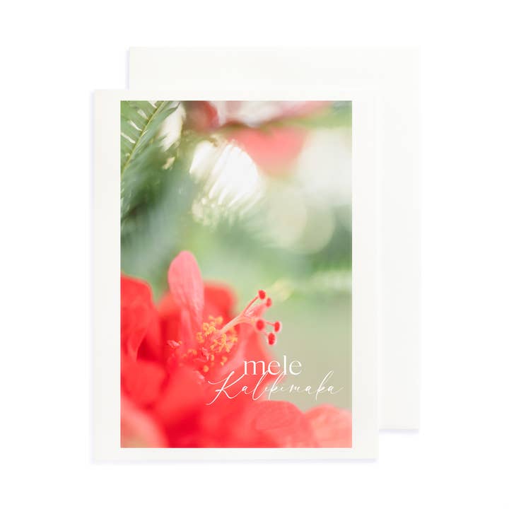 Mele Kalikimaka Wenskaart voor wholesale door Sea Light Print Shop