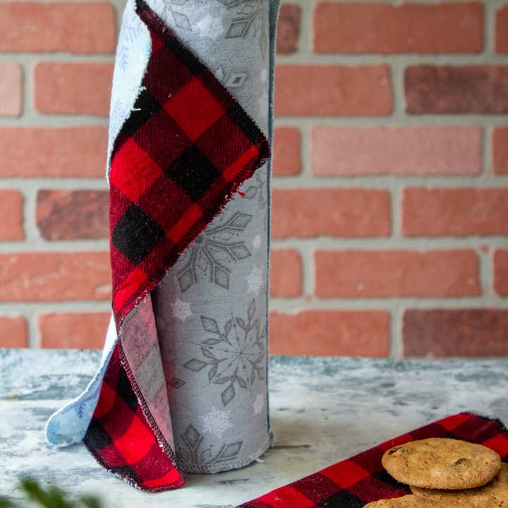 Stella & Sol Sustainables - Wholesale Dishcloth - 10 Winter Washable Paper Towels, Zero Waste Paper Towels1