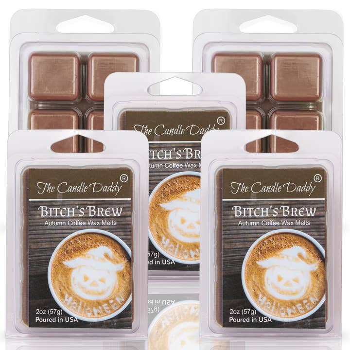 The Candle Daddy - Wholesale Wax Melt - BITCH'S BREW - COFFEE SCENTED MELT- FUNNY FALL HALLOWEEN -
