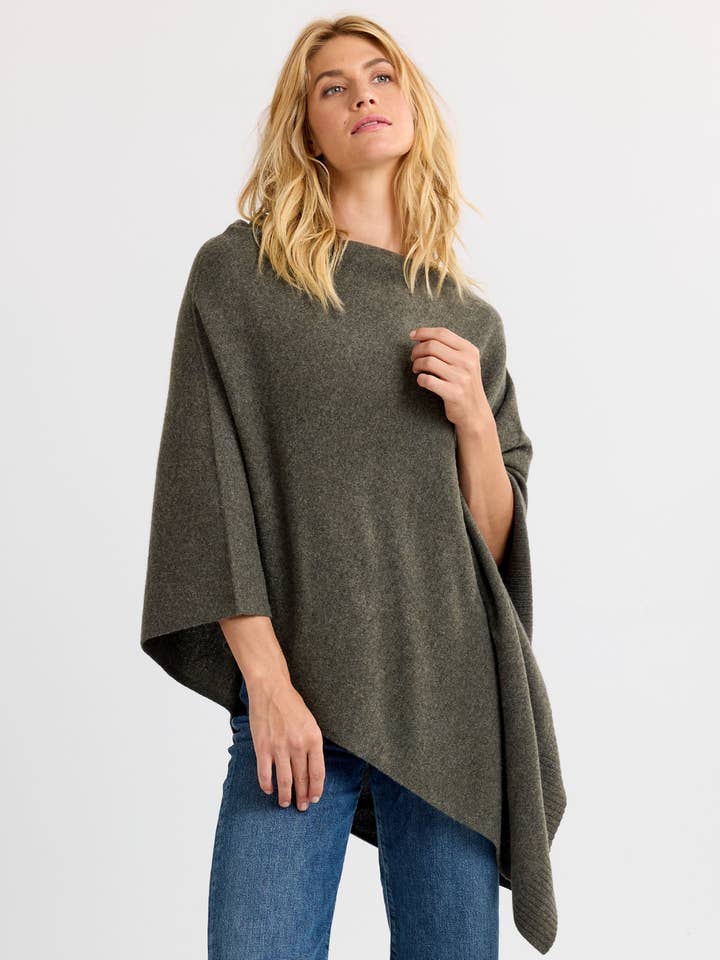 Cashmere Poncho for wholesale by Pura Cashmere