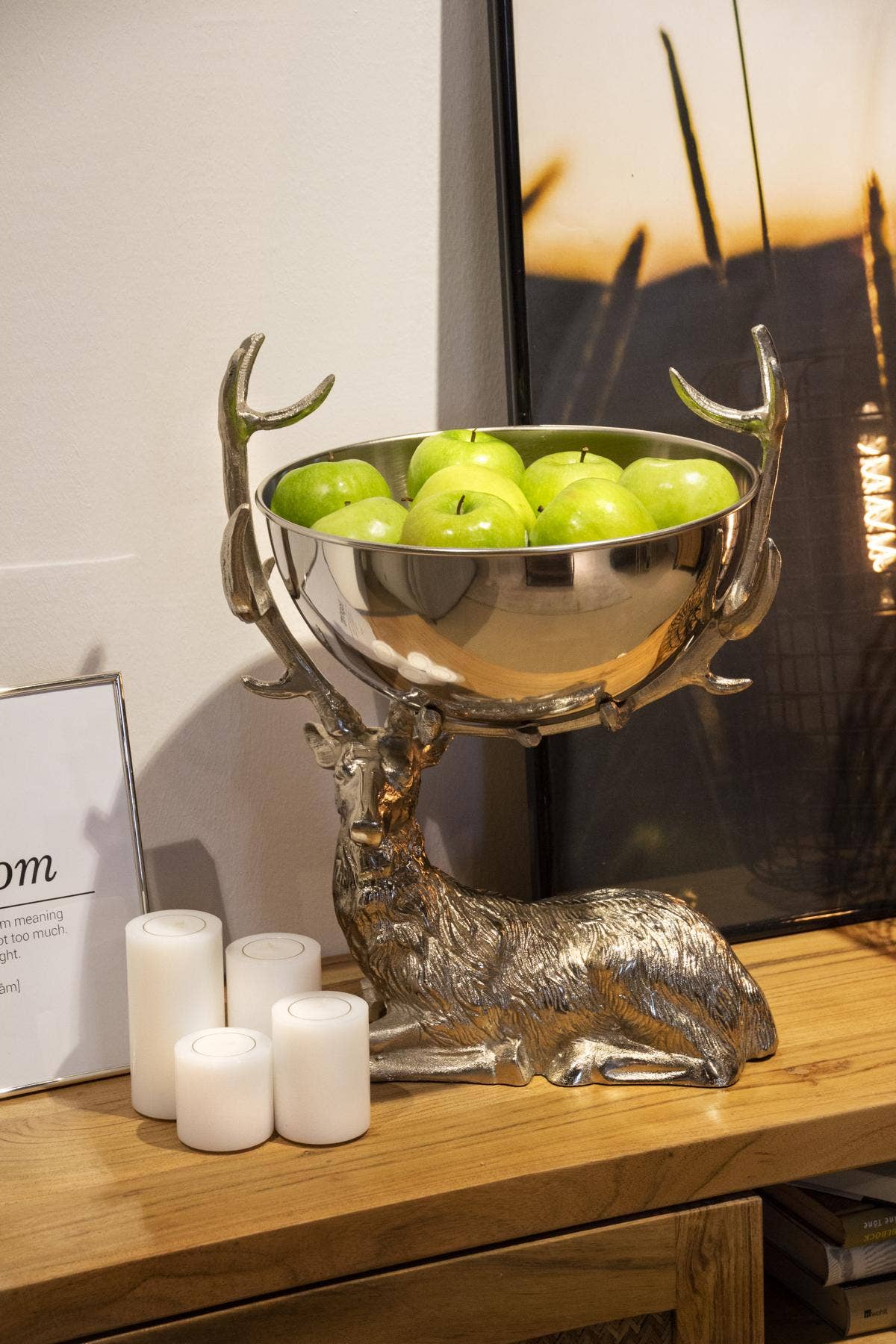 EDZARD - Wholesale Ice Bucket - Bottle Cooler Hirsch, nickel-plated aluminum silver3