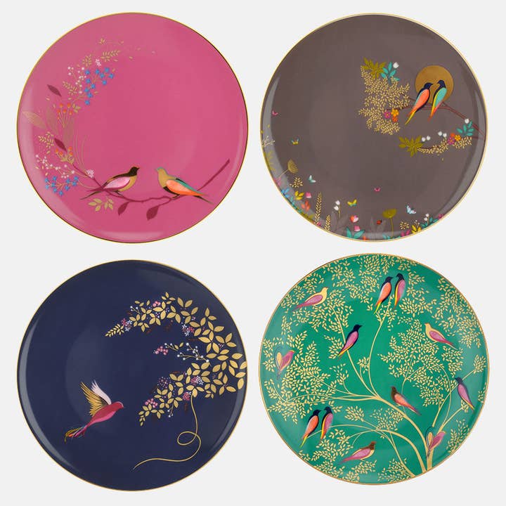 Chelsea Cake Plates - Assorted Set of 4 for wholesale by Sara Miller London