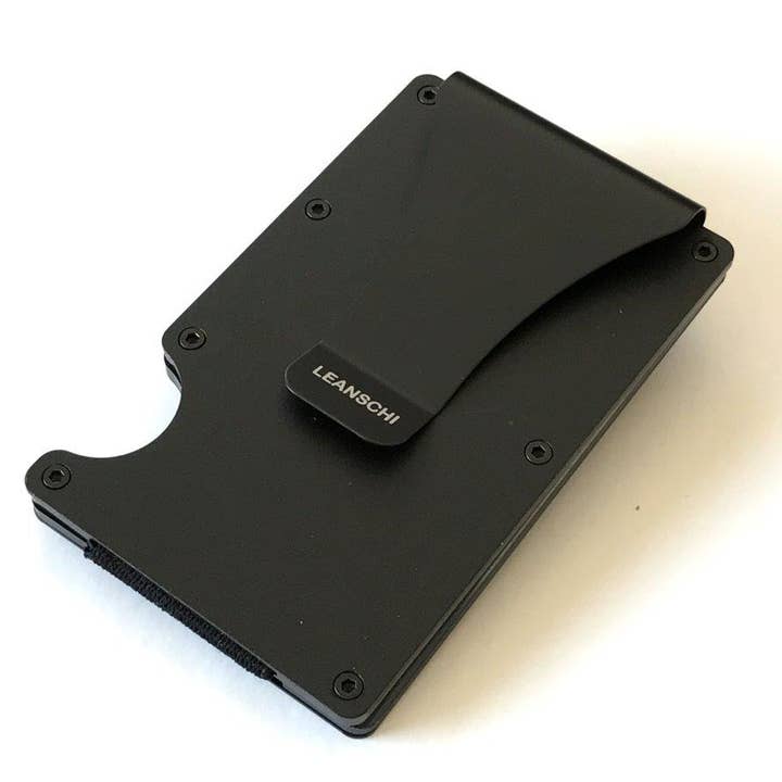 TECH WALLET i ALUMINIUM - "ALLBlack" for engroshandel hos LEANSCHI
