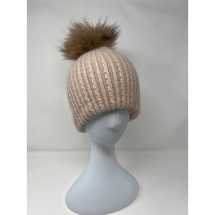 FanakoStudioNYC - Wholesale Beanie - Women's - New, Angora Rabbit Fur And Cashmere Beanie. Winter Beanies Hat For Women.christmas Gift3