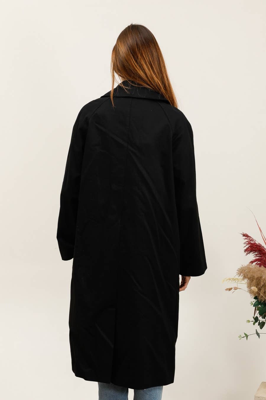 MOOYA - Wholesale Trench Coat - Women's - Long cotton trench coat with paisley lining - MY029