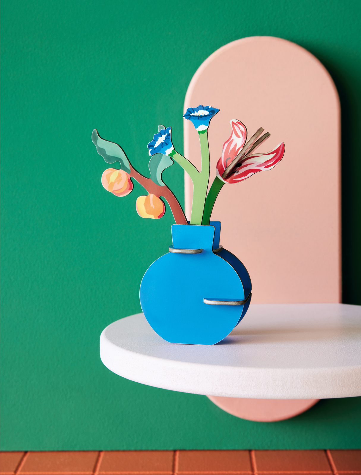 Studio Roof - Vente Carte de vœux classique - Carte 3D en relief - Bouquet des Maîtres Néerlandais1