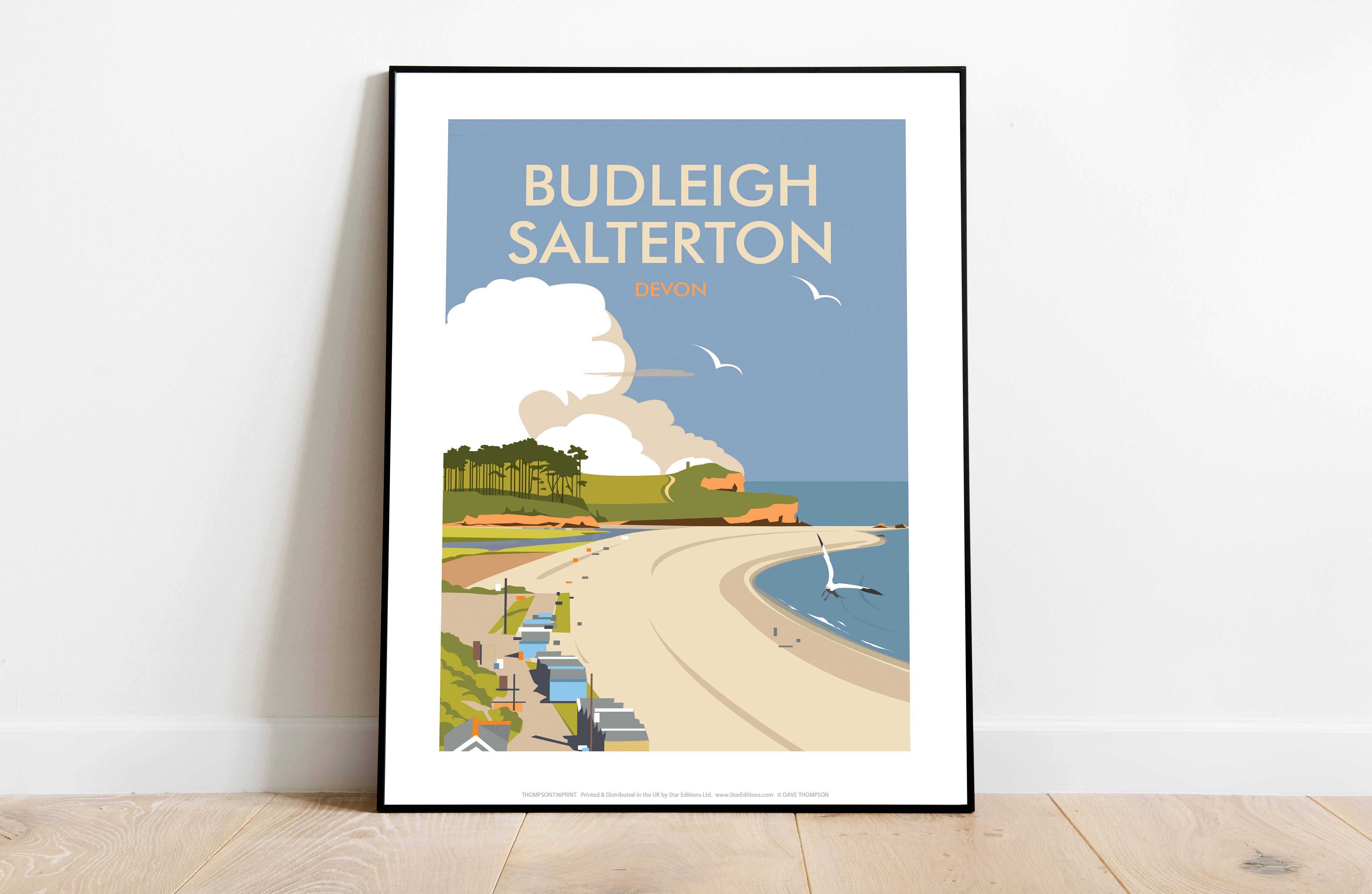 Star Editions - Wholesale Art Print - Budleigh Salterton, Devon By Artist Dave Thompson Art Print1
