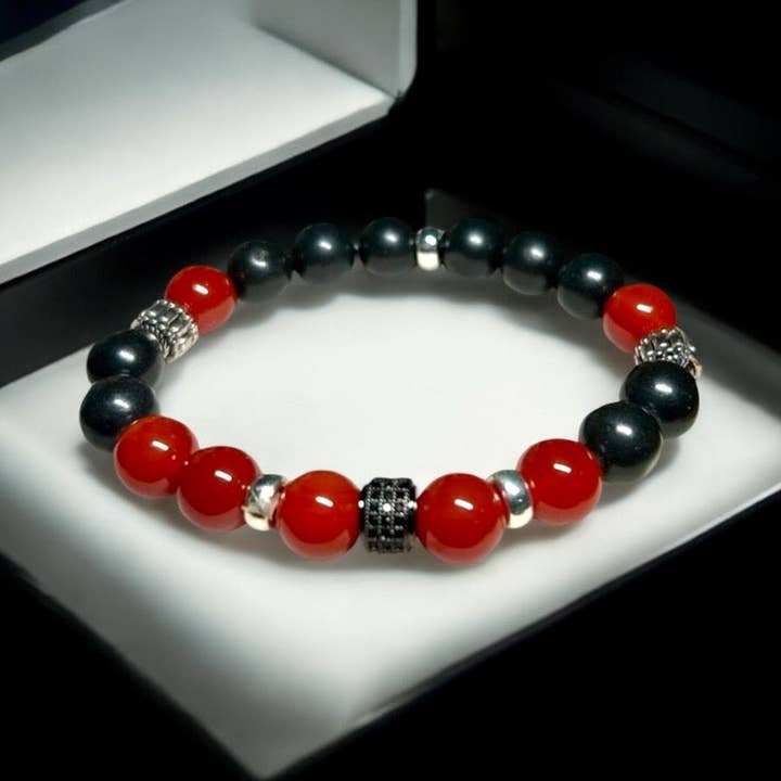 Jasper and Carnelian for wholesale by Supr Nova Wrists