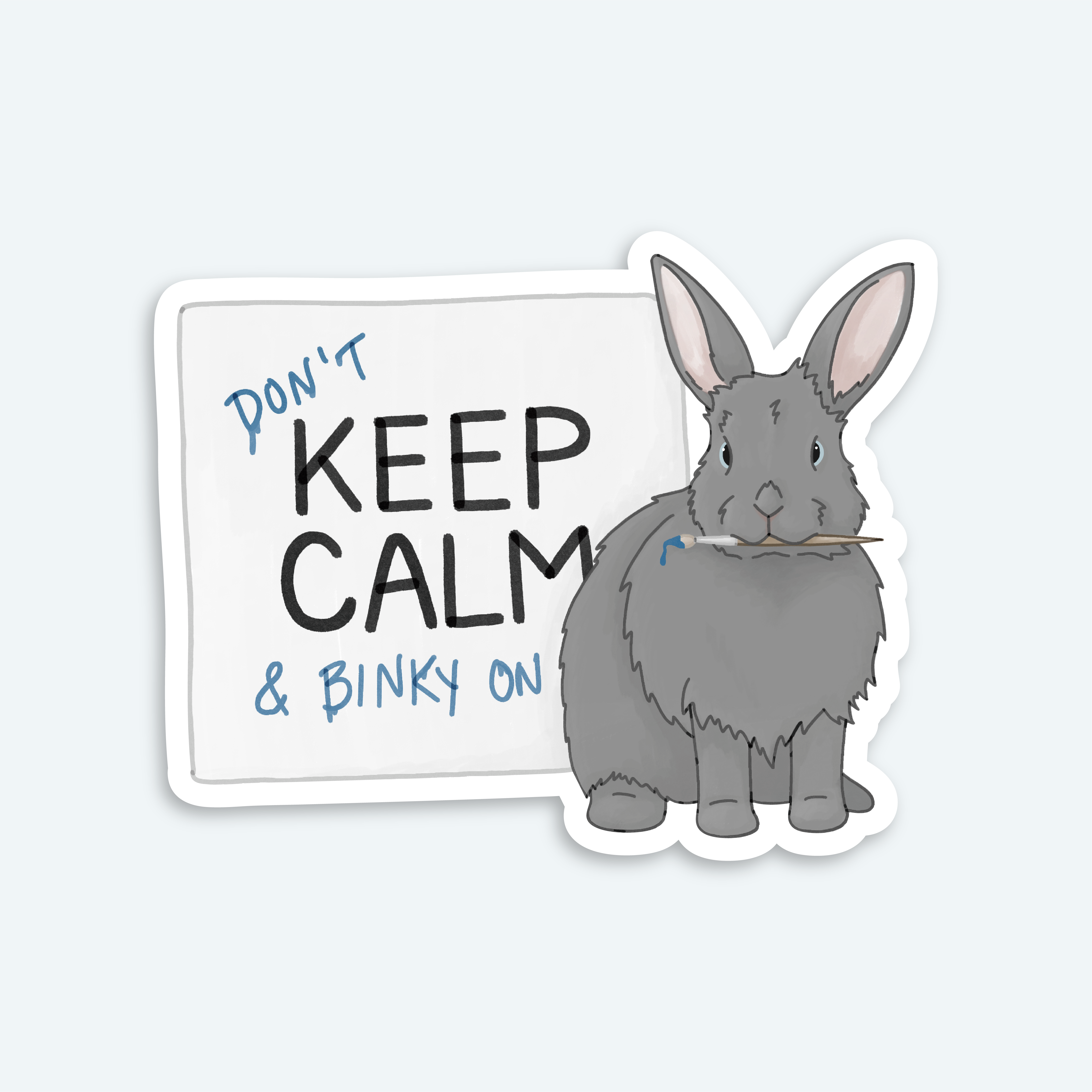 Le Petit Lapin Art Studio - Wholesale Sticker - Binky Bunny Sticker0