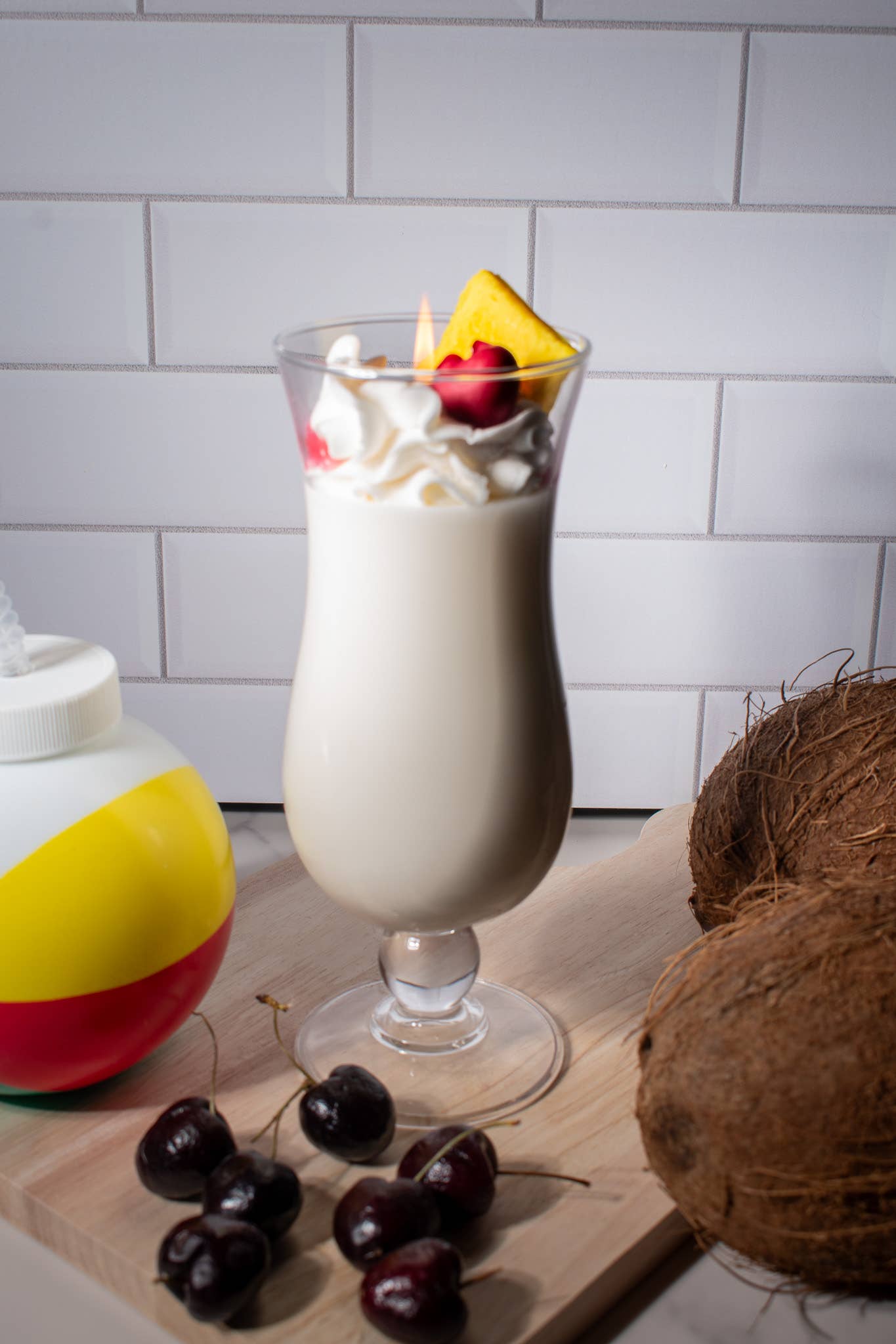 Pink Spruce - Wholesale Novelty Candle - Hand poured Pina Colada Candle 6