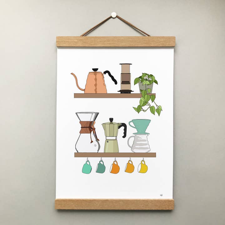 Kate Broughton - Wholesale Art Print - Coffee Print4