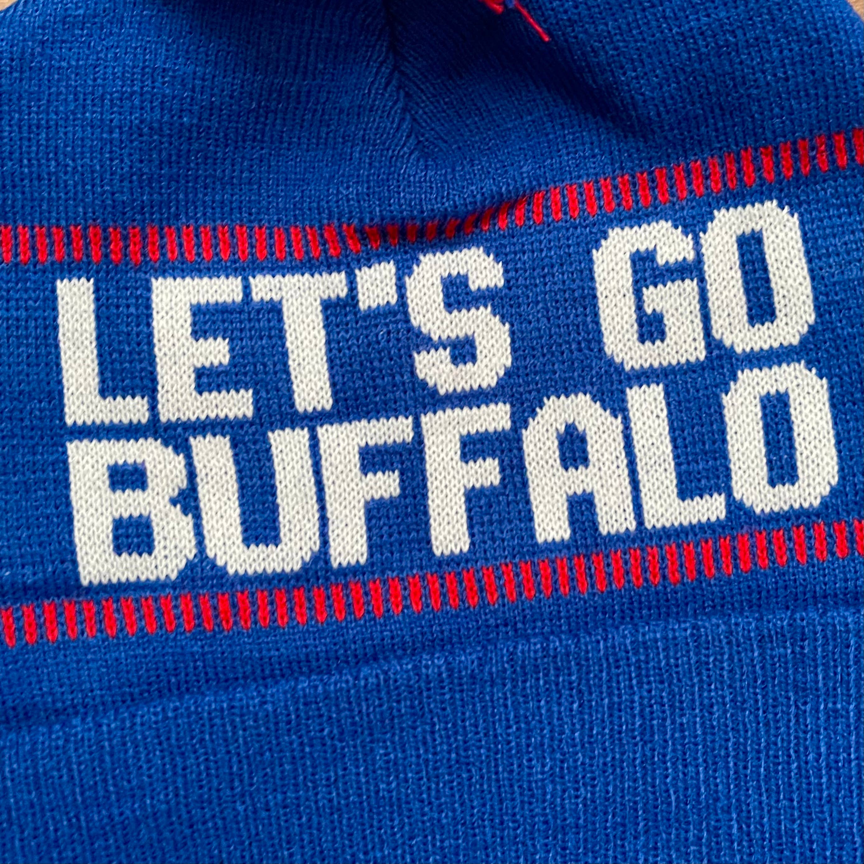 The Silver Spider - Wholesale Beanie - Dames - Let's Go Buffalo winter NY gebreide Bills-muts Pom Pom rood blauw3