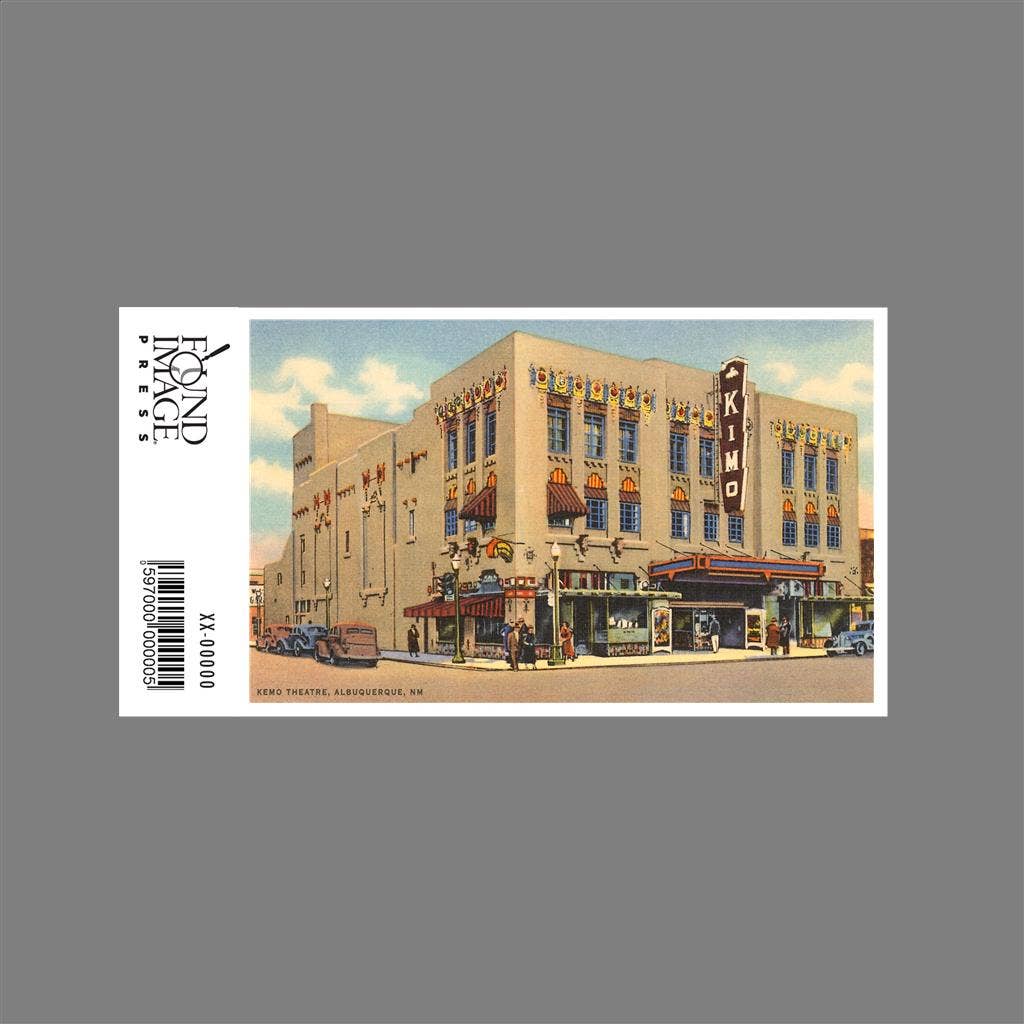 Found Image Press - Wholesale Sticker - Sticker NM-133 Kimo Theater, Albuquerque, New Mexico1