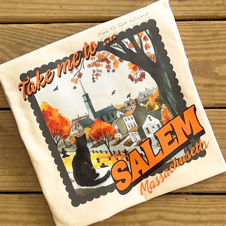 Take Me To Salem - Comfort Colors for wholesale by COTTON PRESS CO.