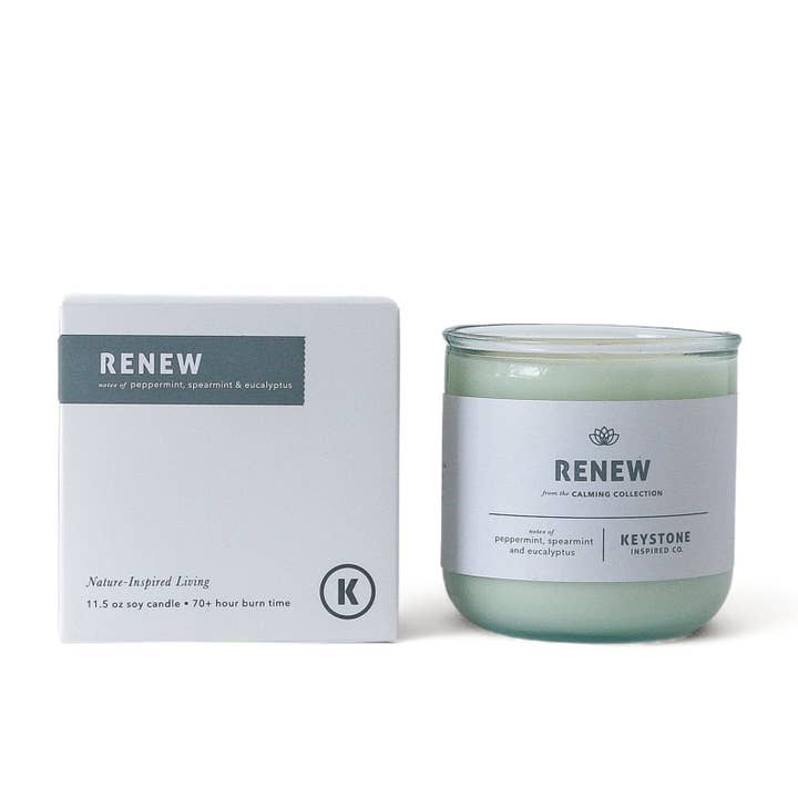 Renew | Calming Collection | 11.5 oz glass for wholesale by Keystone Inspired Co.
