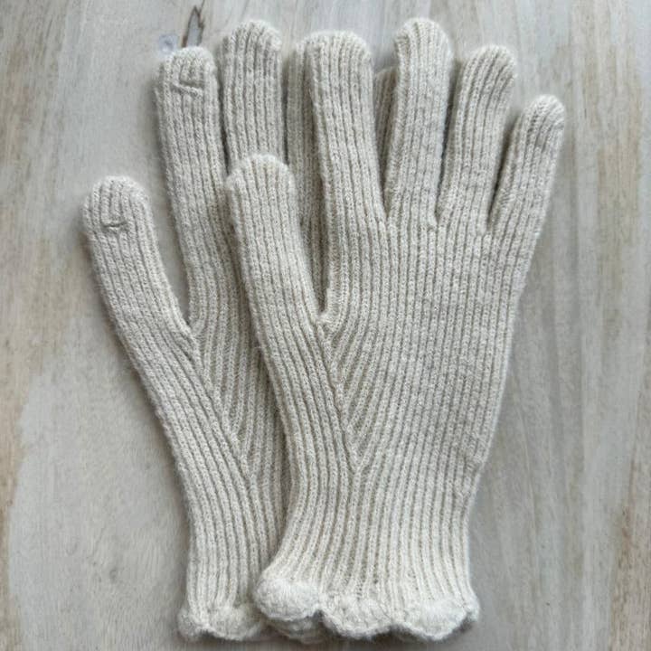 Cinnamon Creations - Wholesale Gloves – Women's - Long Rib Glove with Finger Touch Hole GL0152