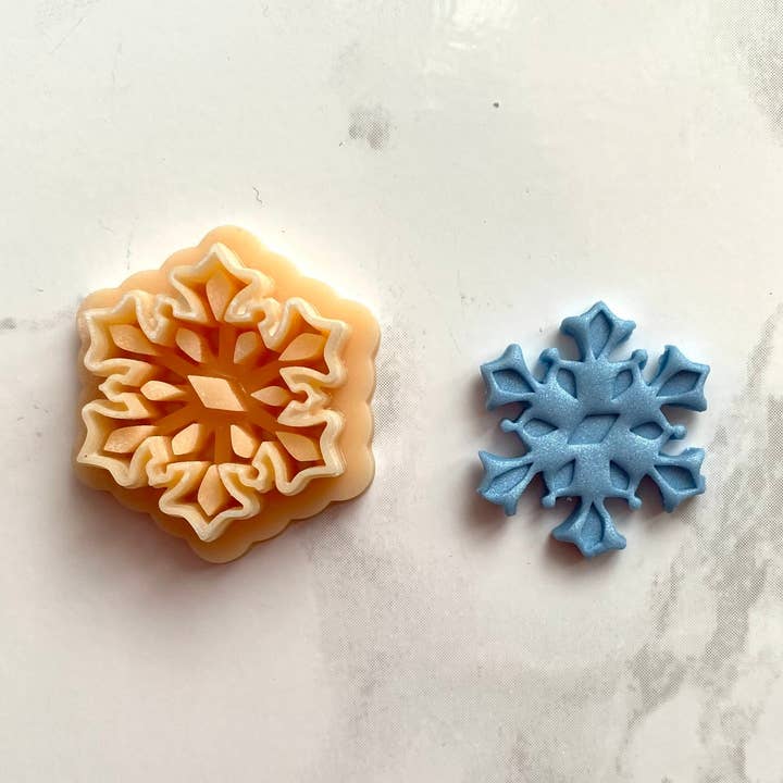 Snowflake Clay Cutter / Polymer Clay Cutter for wholesale by EllaRaeMouldsVinyls