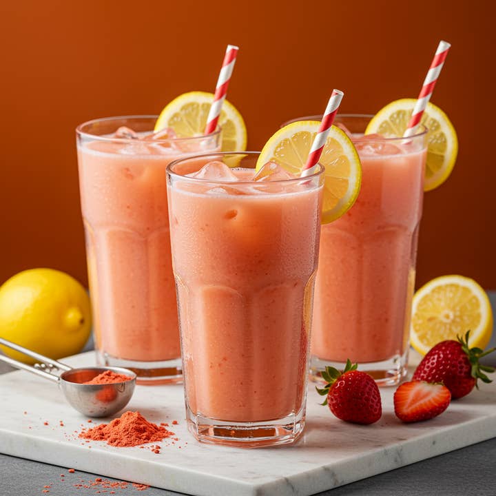 Dirty Soda Powder - Wholesale Powdered health drink - Strawberry Dirty Lemonade Powder - Just Add Water1