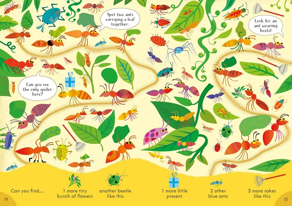 HarperCollins - Wholesale Coloring & Activity Book - Kids & Baby - Can you Spot? Bugs: Usborne1
