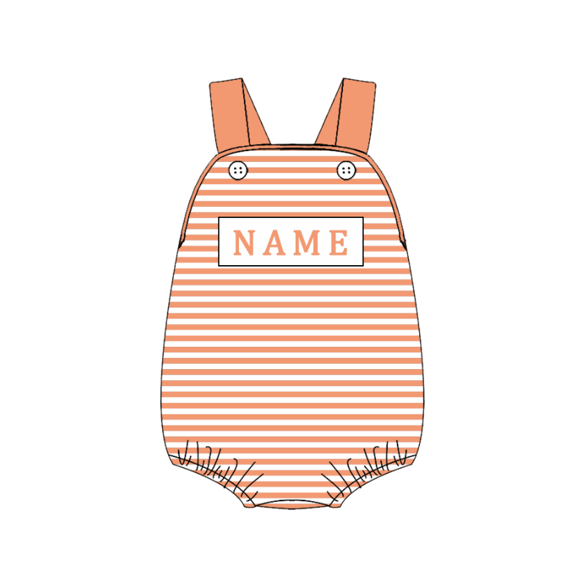 Auraquise - Wholesale Clothing Set - Baby - Kids Fall Custom Name Embroidery Orange Floral Sibling Clothes3