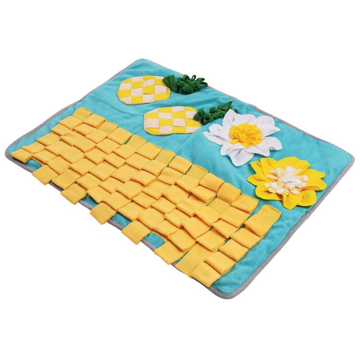 Archstone Collections - Wholesale Pet Food Mat - Dog - Archstone Pet Snuffle Mat - Pineapple, Feeding Training Mat