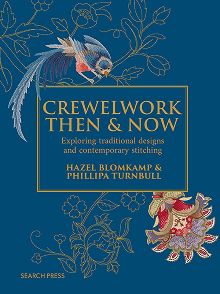 Crewelwork Then and Now for wholesale by Search Press