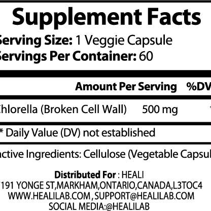 HEALI – wholesale Oralt tillskott/Vitamin – Ren Chlorella