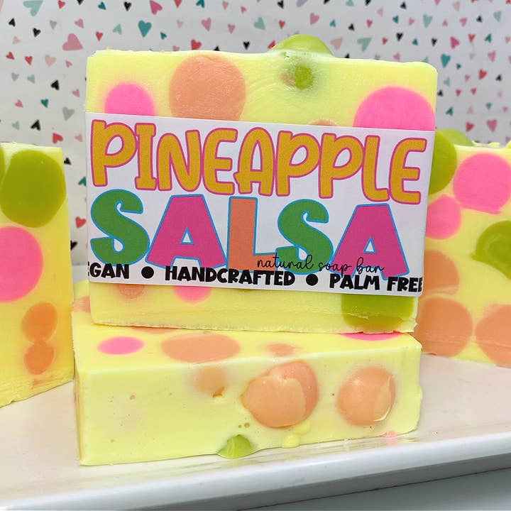 Pineapple Salsa - Handmade Soap Bar - Spring/Summer for wholesale by The Little Bubble