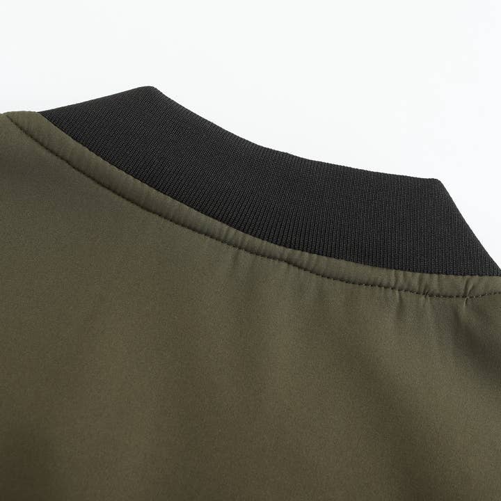 Rosa Clothing - Wholesale Bomber Jacket - Women's - zip front bomber jacket with side pocket8