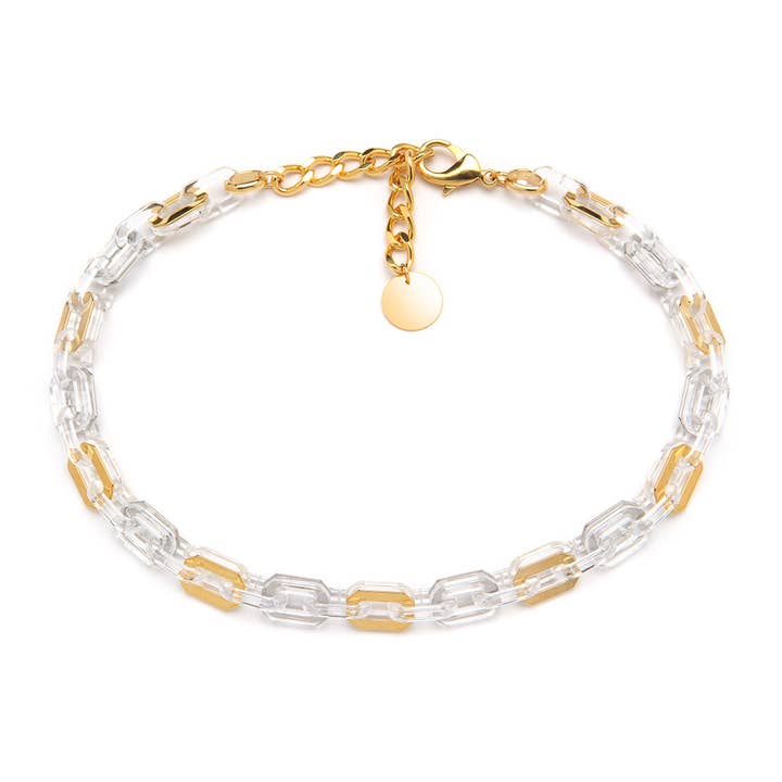 Mini Seagull Resin Necklace Platinum for wholesale by PONO by Joan Goodman