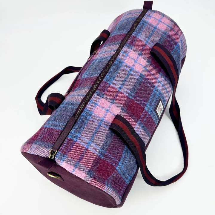 Harris Tweed Tønde Holdall Weekendtaske Pastel Pink for engroshandel hos maccessori
