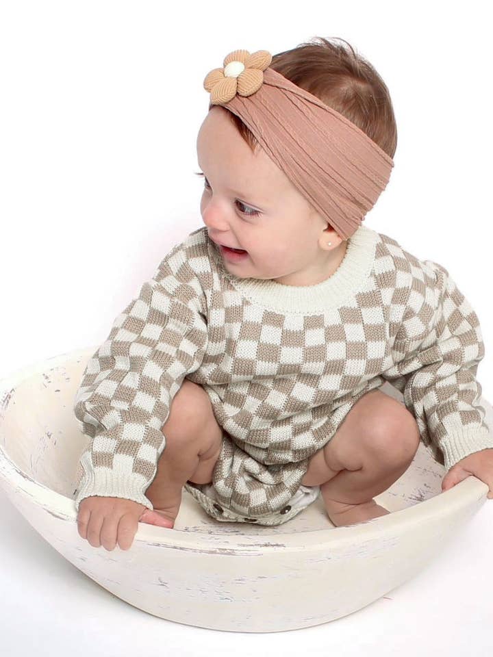 Celebrate Your Tribe - Wholesale Bodysuit (Non-Footed) - Baby - Checker Knit Bodysuit6