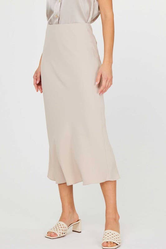 Current Air - Wholesale Skirt - Women's - Slip Maxi Skirt9