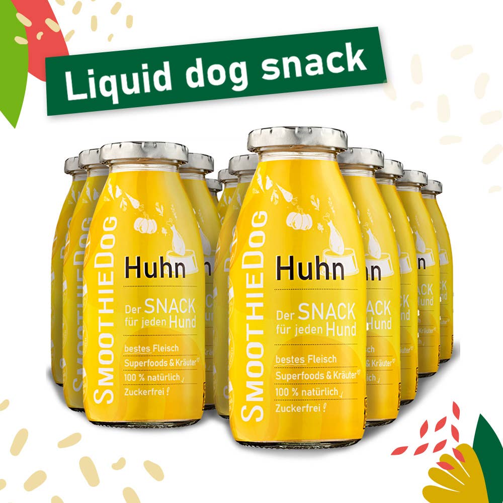 SmoothieDog - Wholesale Pet Food - Dog - Dog Smoothie Chicken Natural Dog Snack Sugar Free Topping1