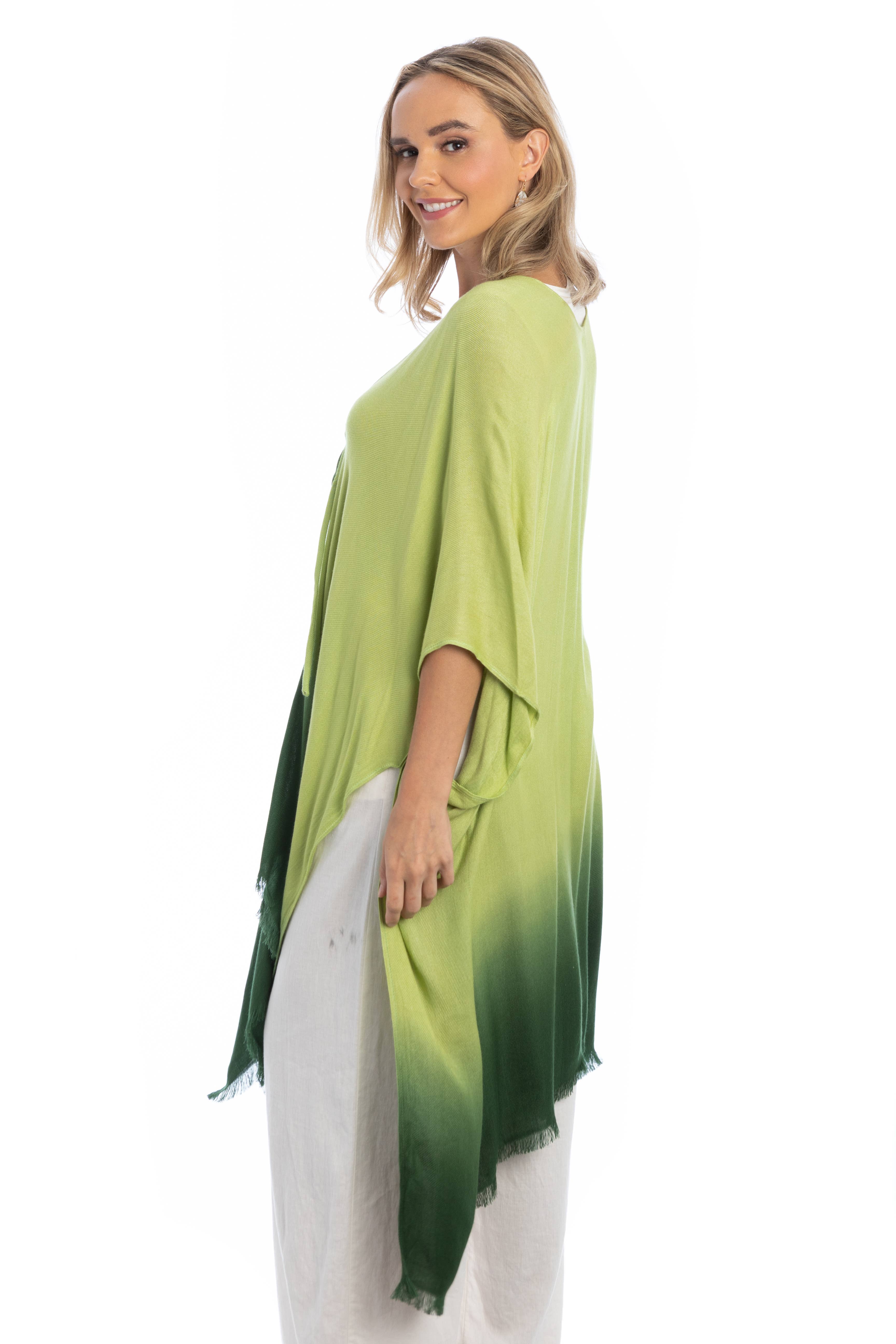 SAACHI - Wholesale Kimono - Women's - Ombre Tie Cover Up Kimono3