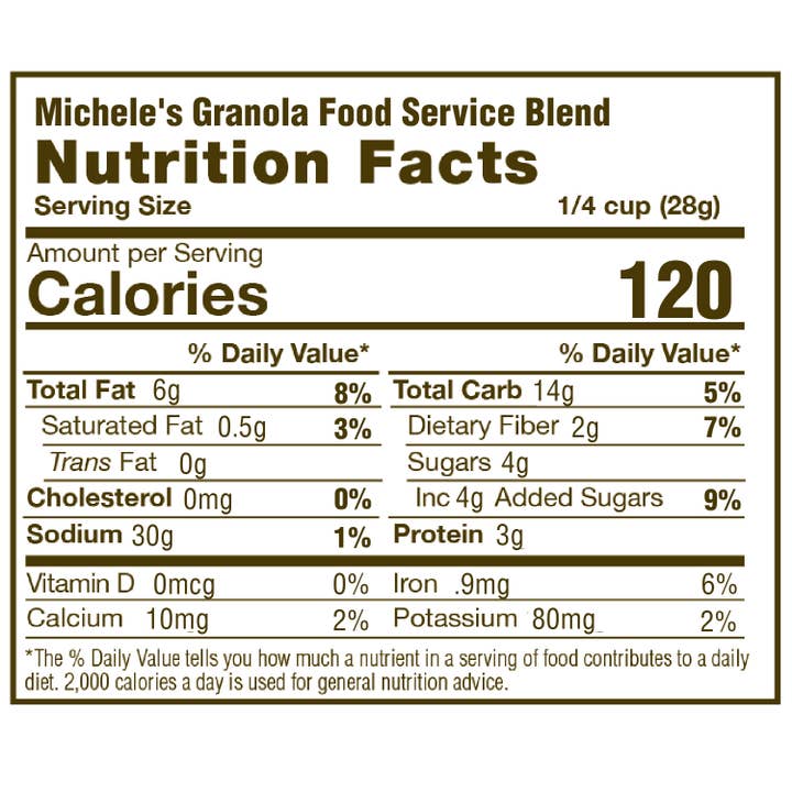 Michele's Granola - Wholesale Granola - Nut-Free Bulk Granola - 20 lb (Pack of 1)