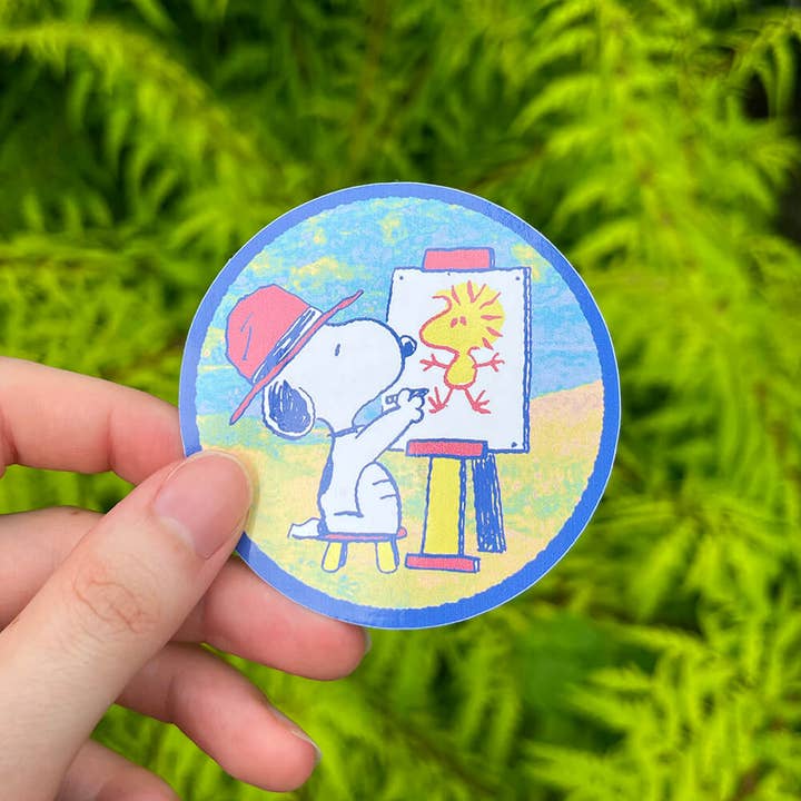 Apply Stickers - Wholesale Sticker - Painting Snoopy - Die-Cut Sticker