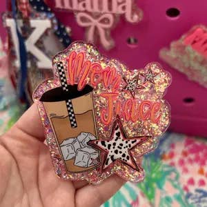 Ciondolo Bogg bag glitterato Mom Juice per la vendita all'ingrosso da parte di The Pink Peach