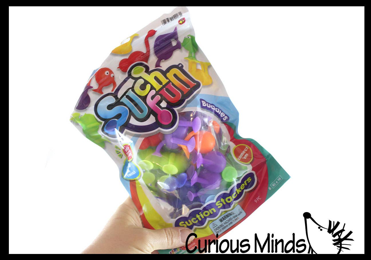 Curious Minds Toys – wholesale Bath toy – Baby – 1 Bag Suction Cup Toy - Water Bath Fine Motor Toys3