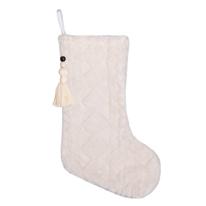 GEXWORLDWIDE - Wholesale Holiday Stocking - New Textured Festive Christmas Stocking10