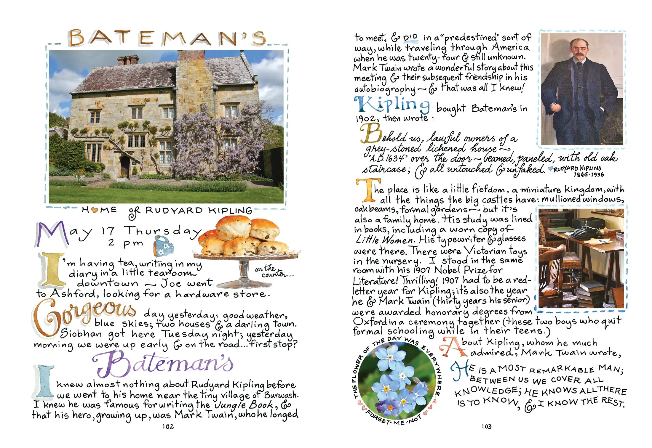 Susan Branch Studios - Wholesale Travel Book - A Fine Romance, Falling in Love with the English Countryside1