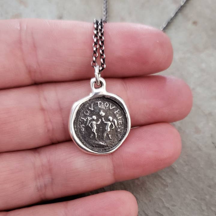 Plum and Posey - Wholesale Pendant/Charm Necklace - Burning Love French Wax Seal Necklace - Adoration1