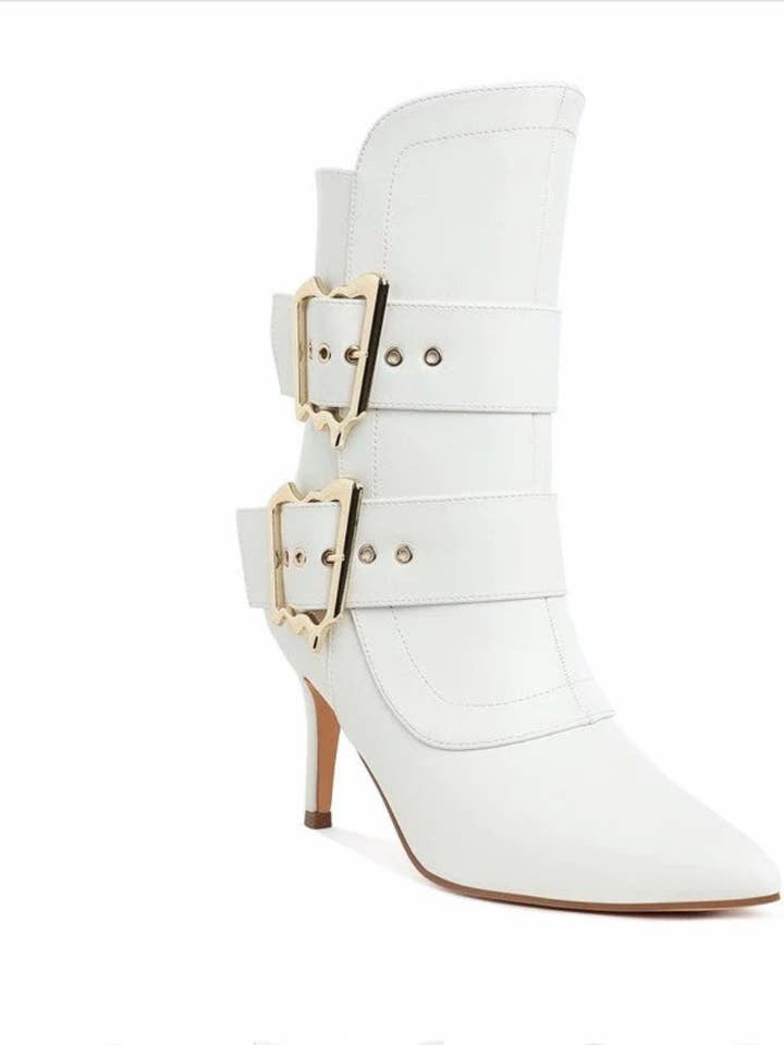 Chunky støvler med spænderem og ankelhøjde for engroshandel hos Italy's Kloset