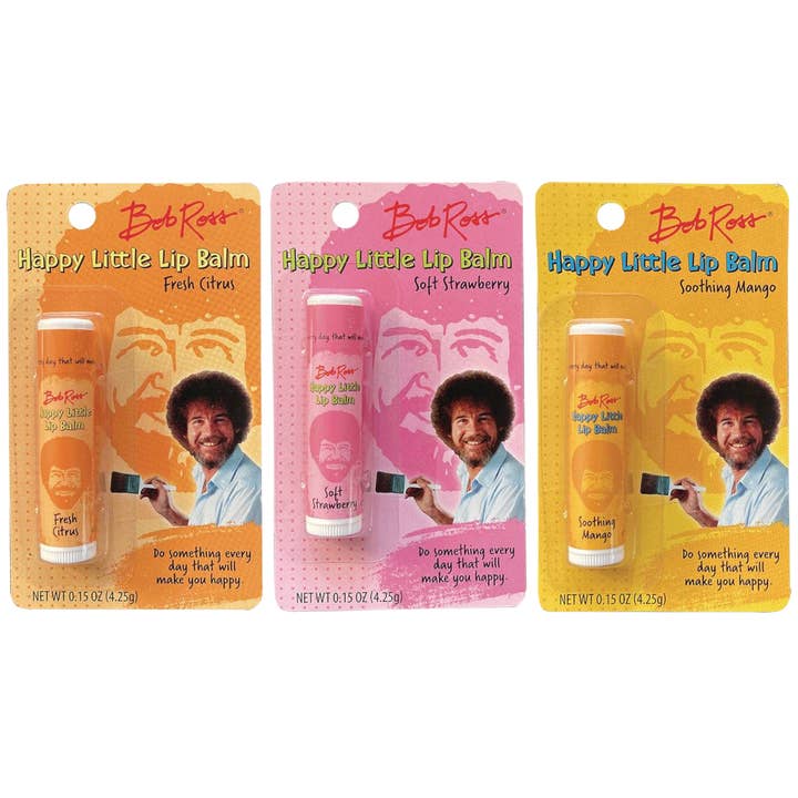 Cow Crack Wholesale - Wholesale Lip Balm - Bob Ross Happy Little Lip Balm0