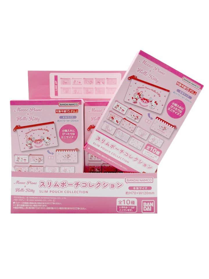 Mezzo Piano X Hello Kitty Mini Pouch Blind Box -10PC Set for wholesale by LASR