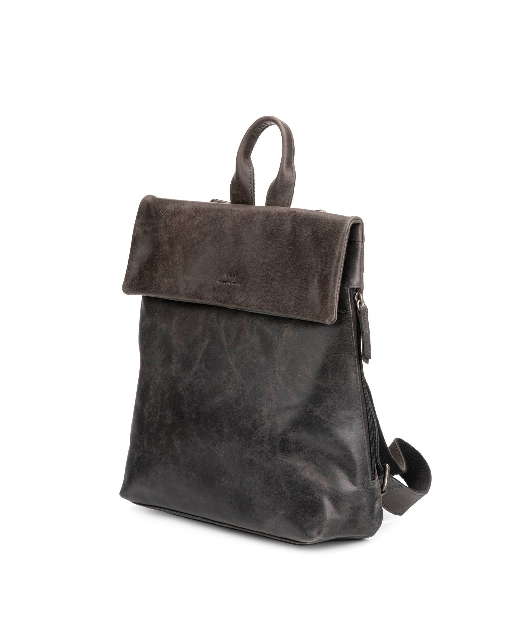 Stamp - Vente Sac à dos – femme - Sac à dos antivol Stamp St5247, Femme, Cuir Crackle10