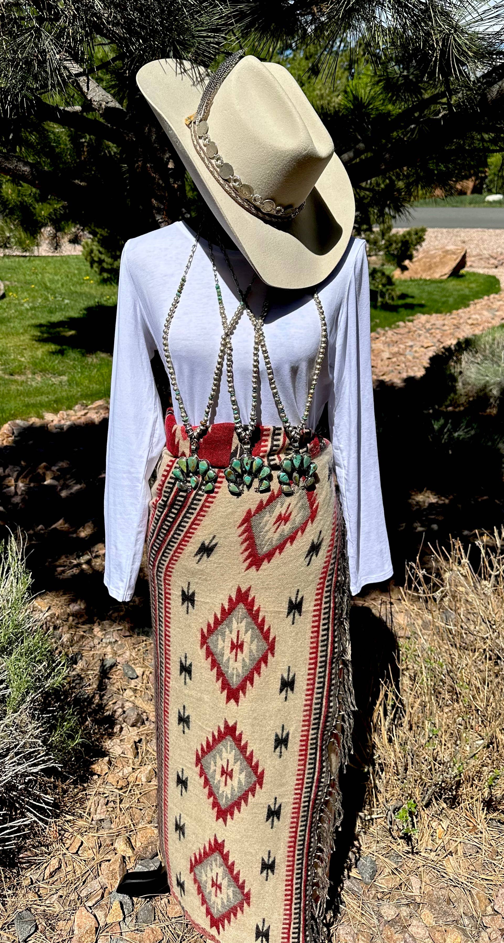 Fleurdesignz Western Jewelry – Engroshandel Halskæde med vedhæng – Justerbar Naja og turkis halskæde8